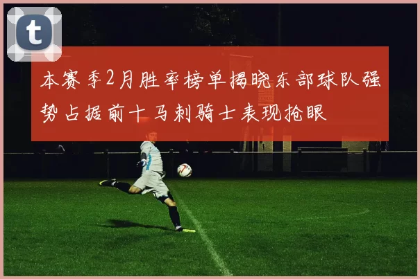 本赛季2月胜率榜单揭晓东部球队强势占据前十马刺骑士表现抢眼